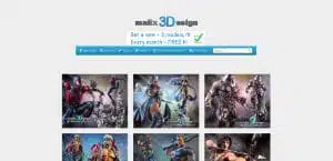 Aktuelle Download Quellen für 3D Modelle 8 malix3d 300