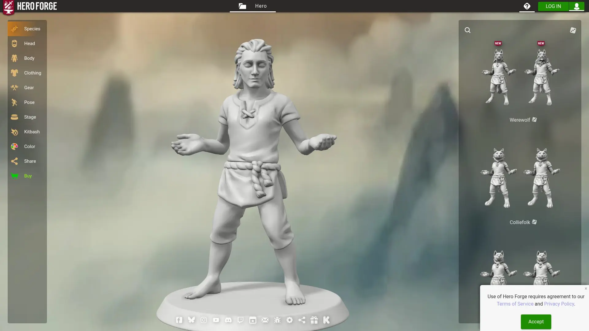 Hero Forge Screenshot