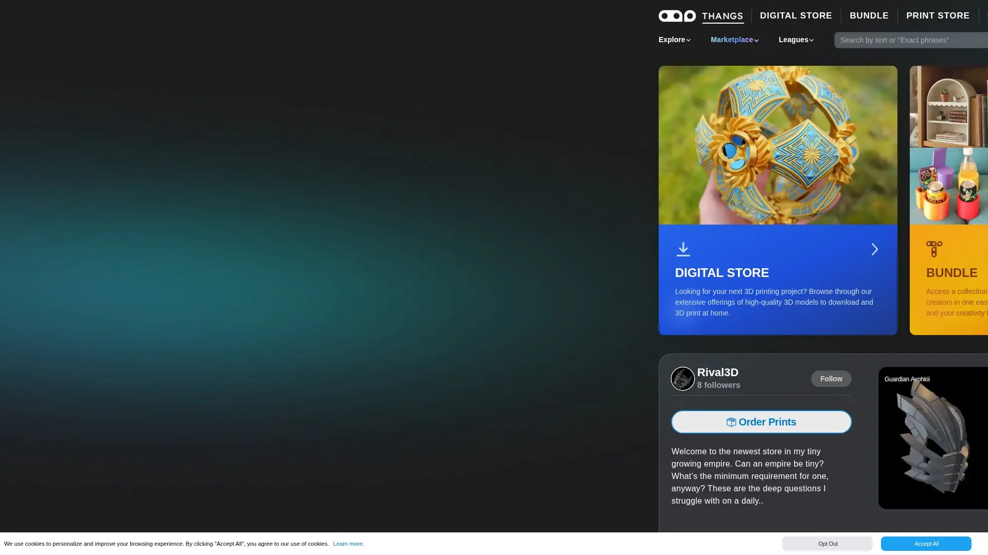 Thangs Screenshot