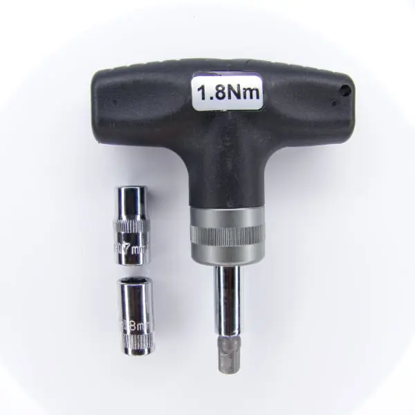 1.8 Nm Drehmomentschlüssel mit passender Nus für 3D Druck Düsen