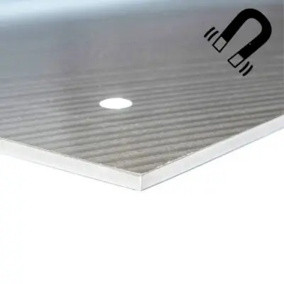 Feingefraeste Alugussplatte magnetisch fuer Sidewinder X1 X2