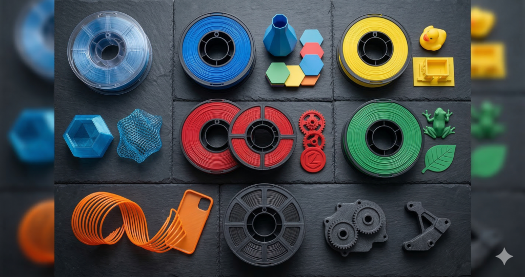 3D Druck Materialien | Übersicht über Eigenschaften | 3D Partner